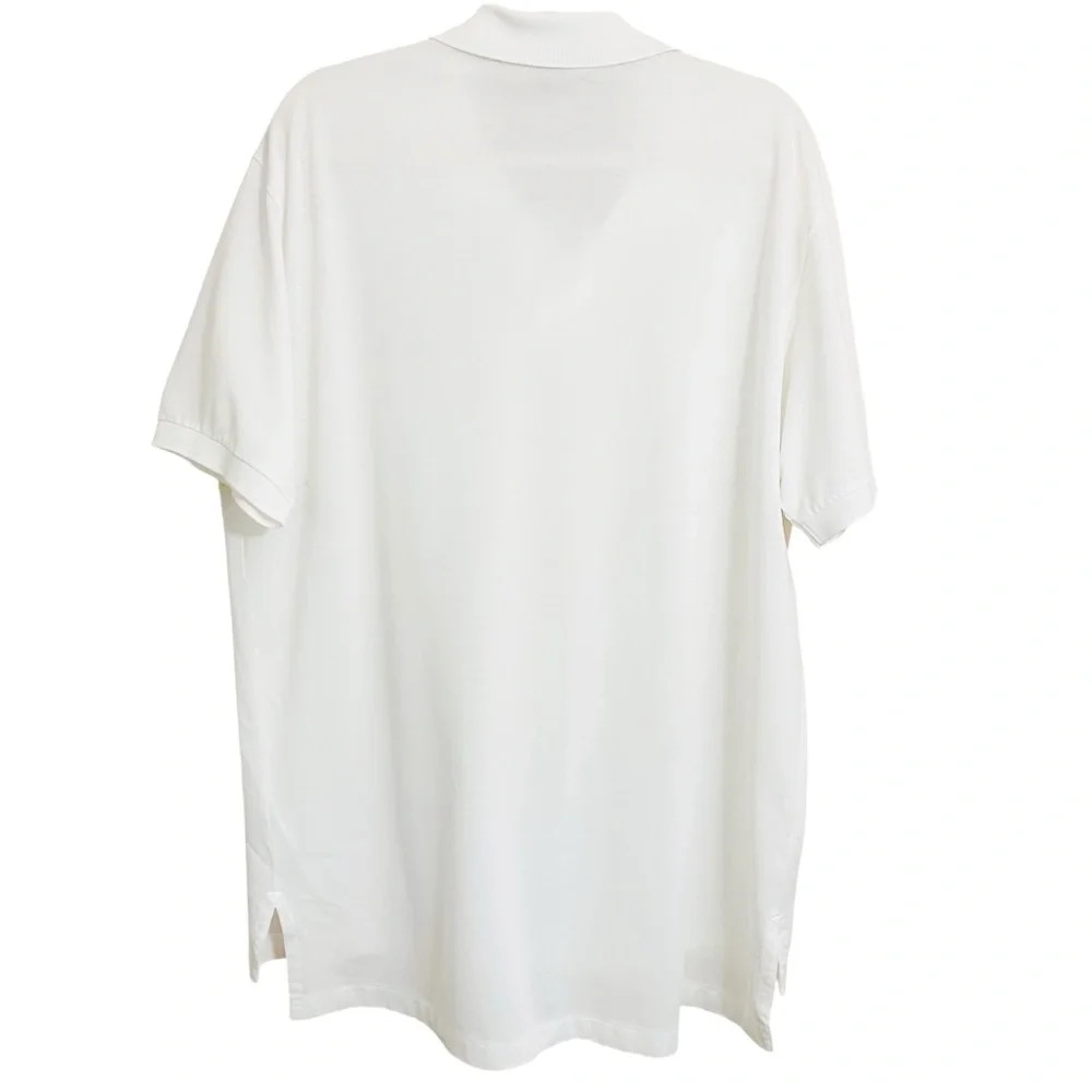 Ralph Lauren Men’s Crisp White‎ 100% Pima Cotton Embroidered Logo Polo Size XL